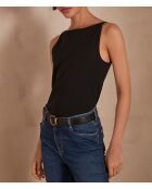 T-shirt nera Achille