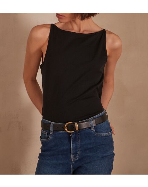 T-shirt nera Achille