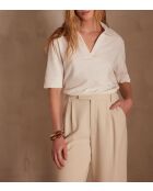 Aldo cremefarbenes T-Shirt