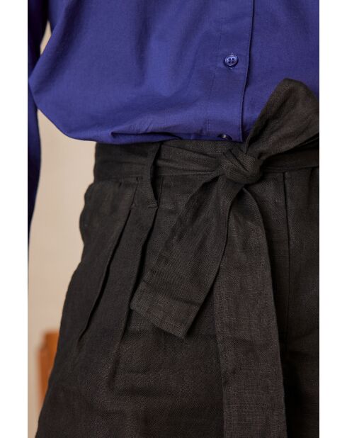 Bruce Sh Lin zwarte korte broek