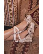 Ecrufarbene Sandalen Julian Espadrilles