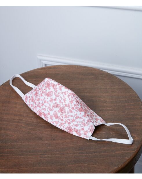 Dunkelfuchsiafarbene Imp J Leinwandmaske