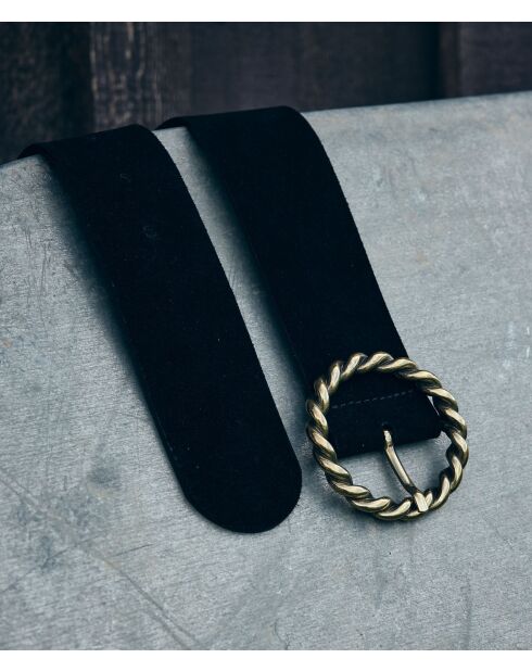 Ceinture large Donna noir