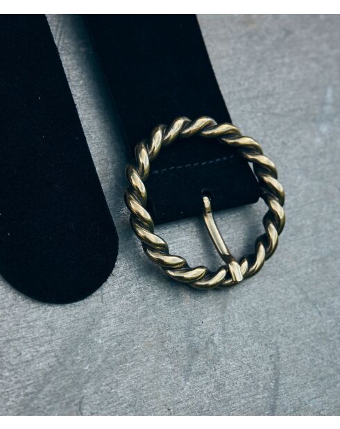 Ceinture large Donna noir
