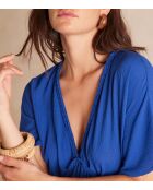 Rebecca R königsblaues Kleid