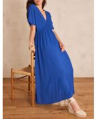 Rebecca R königsblaues Kleid