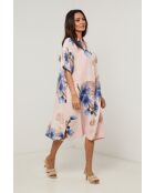 Robe Kalista 100% Lin rose