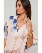 Robe Kalista 100% Lin rose