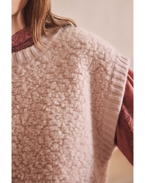 Pull Stella mauve pale