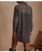 Mercy R lichte porseleinen spijkerjurk