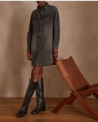 Mercy R lichte porseleinen spijkerjurk