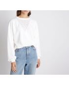 Sudadera blanca Manon