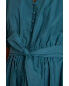 Cordelia R petrolfarbenes Kleid