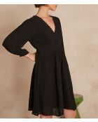 Camille bis R zwarte jurk