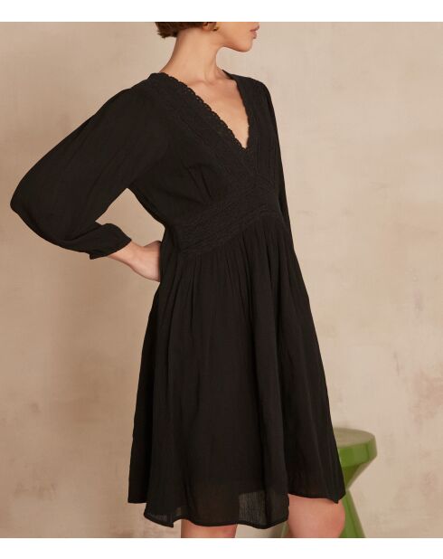 Camille bis R zwarte jurk