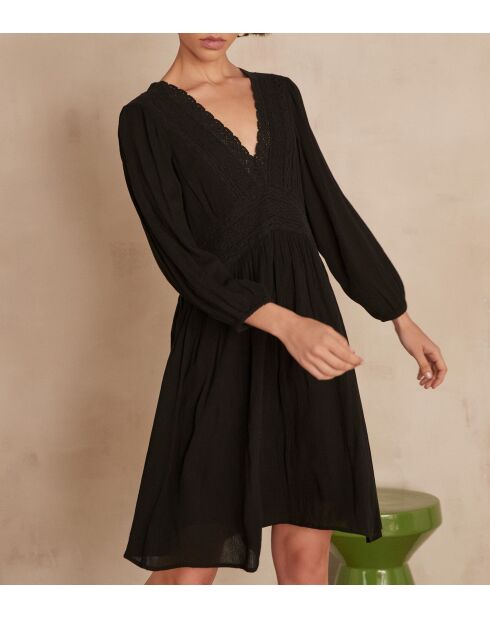 Camille bis R zwarte jurk