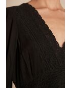 Camille bis R zwarte jurk