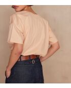 T-shirt Alma albicocca