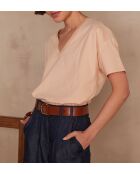 T-shirt Alma albicocca