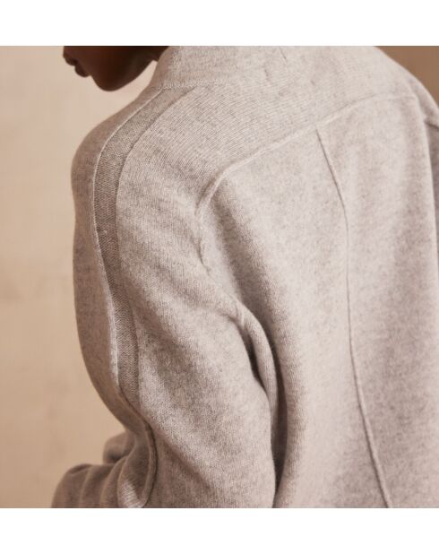 Simpele, lichte gemêleerde trui van Clinton