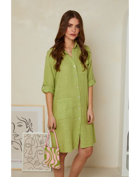 Robe Nolwenn 100% Lin anis
