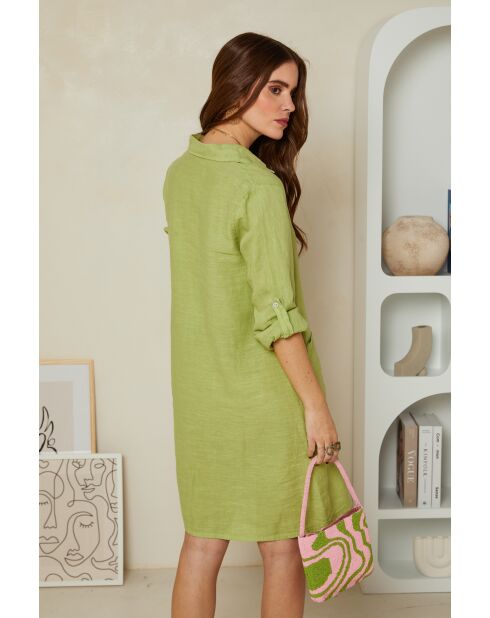 Robe Nolwenn 100% Lin anis