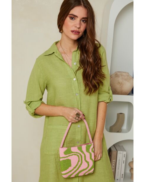 Robe Nolwenn 100% Lin anis