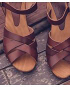 Sandali Valeria cioccolato