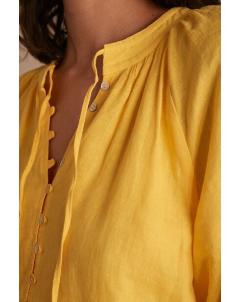 Gwyneth R Zitronenkleid