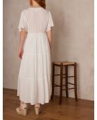 Camille R witte jurk