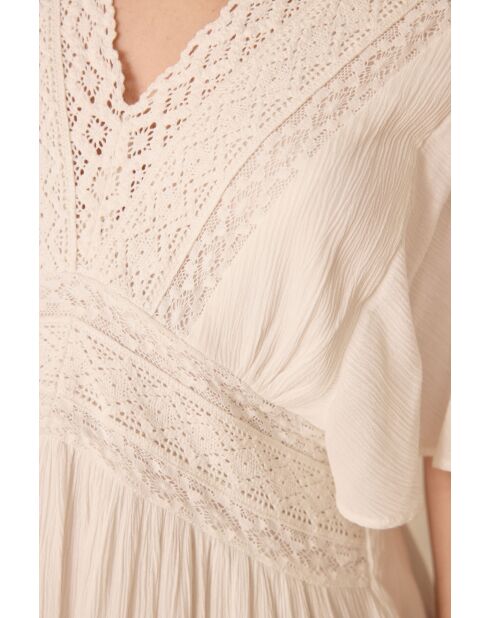 Camille R witte jurk