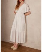 Camille R witte jurk