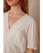 Camille R witte jurk