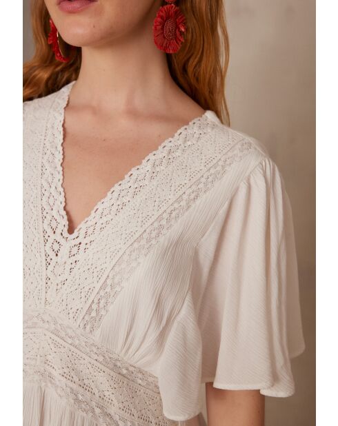 Camille R witte jurk