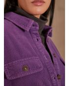 Cendra R lila Samtkleid