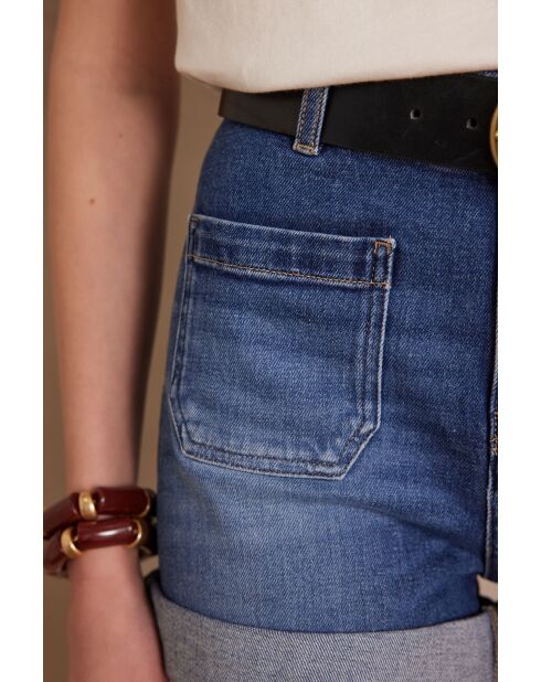 Lichtgewassen spijkerbroek Lila Sh