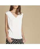 Neptune Bis Mc Uni ecrufarbenes T-Shirt