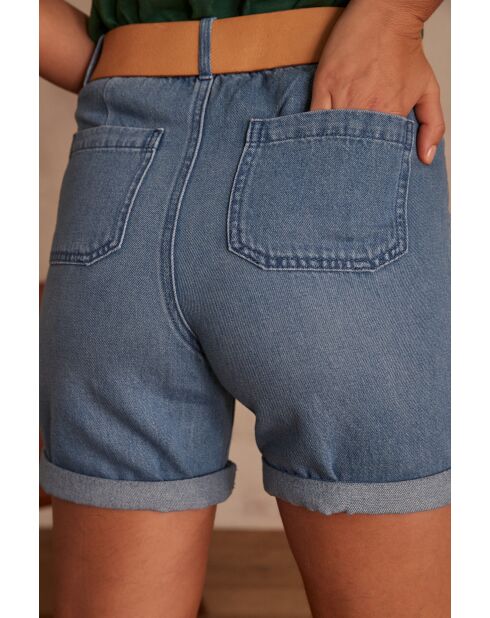 Sanae Sh licht gewassen spijkerbroek