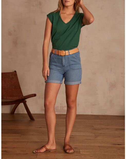 Sanae Sh licht gewassen spijkerbroek