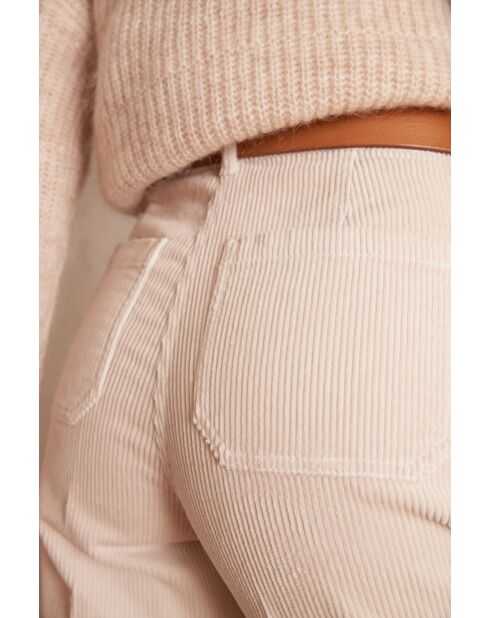 Selyna P broek van natuurlijk fluweel