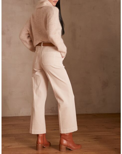 Selyna P broek van natuurlijk fluweel