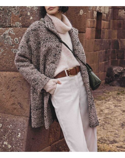 Selyna P broek van natuurlijk fluweel