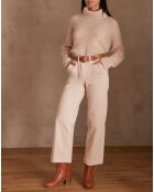 Selyna P broek van natuurlijk fluweel