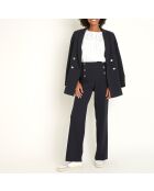 Hubert P Wall marineblaue Hose