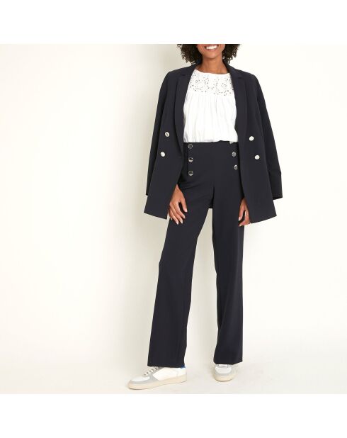 Hubert P Wall marineblaue Hose