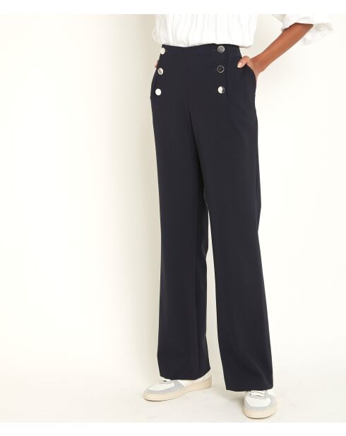 Hubert P Wall marineblaue Hose