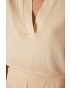 Top de manga corta Sheryl creme