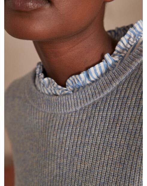 Maglione Leroy celeste