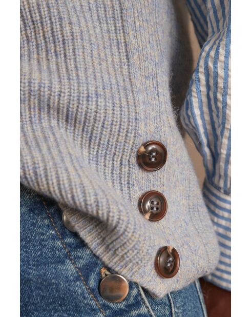 Maglione Leroy celeste