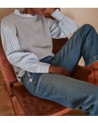 Maglione Leroy celeste